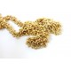 Chain Gold Color round beads 2mm, Gold Plated