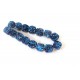 Square Druzy Stones Drilled Navy Blue Color 12mm 