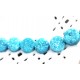 Round Druzy Stones Drilled Natural Blue Color 10mm 