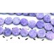 Round Druzy Stones Drilled Natural Purple Color 10mm 