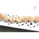 Round Druzy Stones Drilled Natural Beige / Topaz Color 10mm 