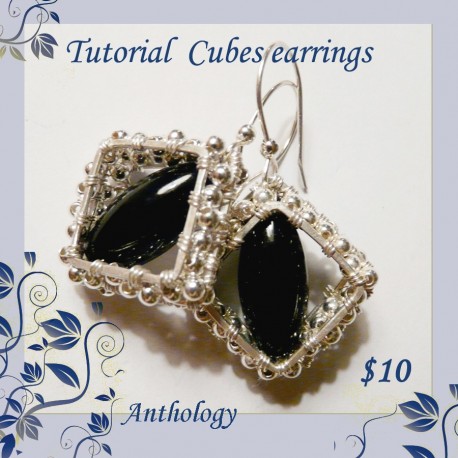 Cubes Earrings Tutorial