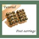 Post Earrings Tutorial