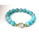 Crystal and Amazonite Bracelet