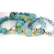 Crystal and Amazonite Bracelet