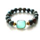 Chalcedony and Silica Jasper Bracelet