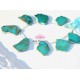 Turquoise stones set of 8 pcs