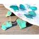 Turquoise stones set of 8 pcs