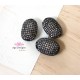 Egg Beads, CZ Pave Beads, 16x11mm, Cubic Zirconia Pave Bead, Oval Beads with Clear CZ Pave