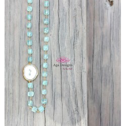 Mint Chalcedony Necklace