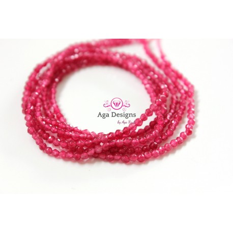 Pink Quartz 2mm full strand