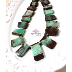 Chrysoprase stones 14-20mm x 20-34mm