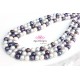 Round mix color fresh water pearls 7mm