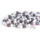 Round mix color fresh water pearls 7mm