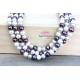 Round mix color fresh water pearls 7mm