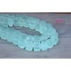 Mint chalcedony stone cube shape 7 mm