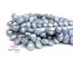 Grey Moonstone briolettes NEW COLOR 8x11mm