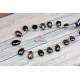 Smoky Quartz briolettes NEW smooth finish 8x12mm-9mmx13mm