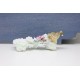 White Coral Pendant with gold bail 2