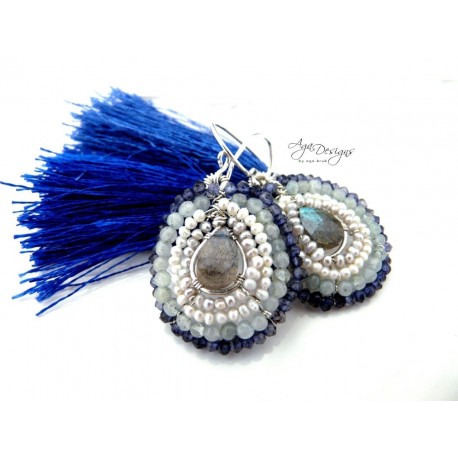 Bleuet Earrings