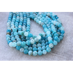 BIG Blue Jade rondelles stones 7mmx12mm