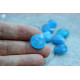 Blue Chalcedony stones briolettes 11-15mm x 11-15mm