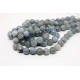 Aquamarine round faceted 8 mm