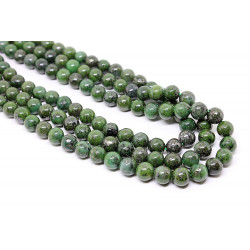 Green Jade smooth 8 mm