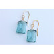 Aquamarine Stone earrings