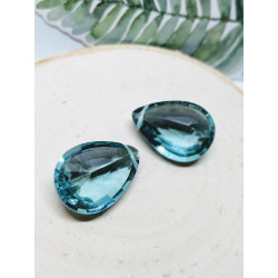 Mint Quartz Briolettes 24mmx18mm