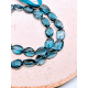 Silver Moonstone Rondelles 10mmx7mm