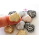 Egg Beads, CZ Pave Beads, 16x11mm, Cubic Zirconia Pave Bead, Oval Beads with Clear CZ Pave