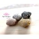 Egg Beads, CZ Pave Beads, 16x11mm, Cubic Zirconia Pave Bead, Oval Beads with Clear CZ Pave