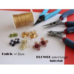 Flower Earrings Tutorial