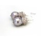 Silver Cluster Earrings