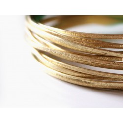 Brass texture wire - dust pattern 14 gauge