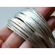 Silver texture wire - new design - 20 gauge