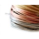 Silver texture wire - new design - 20 gauge