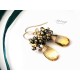 Citrine and Pyrite Earrings