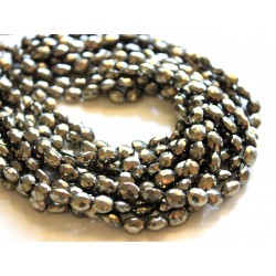 Pyrite Stones Oval Shape 