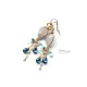 Aqua and Topaz Earrings