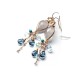 Aqua and Topaz Earrings