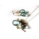 Green Quartz Earrings