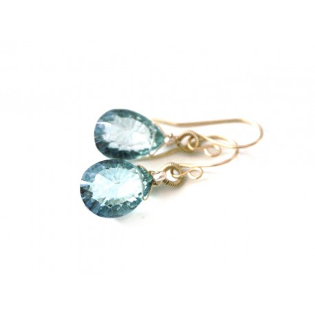 Green Quartz Earrings