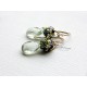 Green Pyrite Earrings