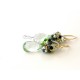 Green Pyrite Earrings