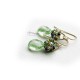 Green Pyrite Earrings