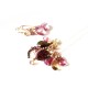 Fuschia Quartz Earrings