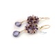 Amethyst and Mystic Quartz Earrings