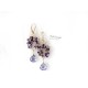 Amethyst and Mystic Quartz Earrings